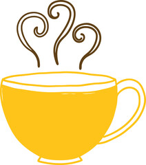 cup of tea with heart