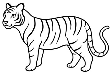 Fierce Tiger Linework