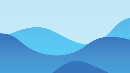 Abstract background vector with blue wave. Abstract blue vector background with wave. abstract smooth blue wave background