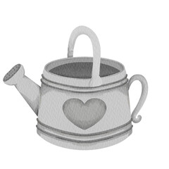 watercolor Watering can