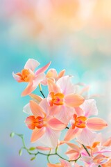 Naklejka premium Vertical The background image of the colorful flowers, background nature.