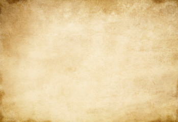 Grunge aged paper texture for background design. Natural bad condition faded paper background.