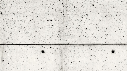 A textured, speckled surface resembling concrete with dark spots against a light background, creating a minimalist appearance.