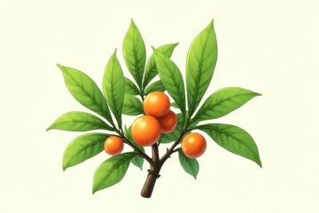Sea Buckthorn Animation in Vivid Hues: A Stunning Anime Inspiration