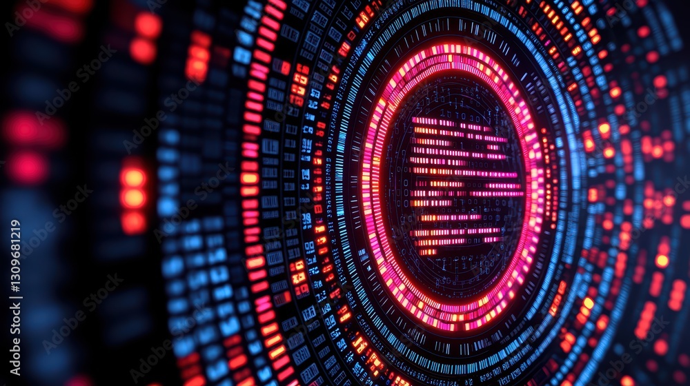 Poster futuristic visualization of artificial intelligence concepts for law and ethics applications