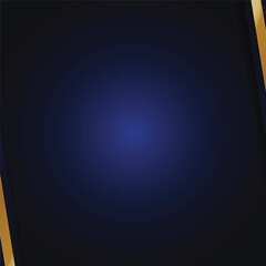 Dark blue gradient background with gold lines, suitable for website banners