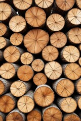 Fototapeta premium a close up of a pile of wood with a lot of wood in it