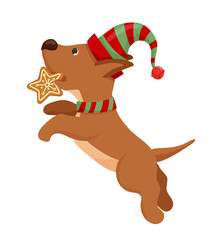 Dog with Gingerbread