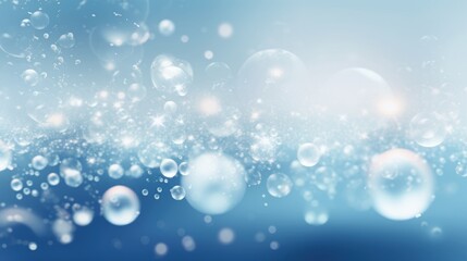 sparkling bubbles abstract background