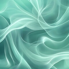Fototapeta premium Abstract Teal Swirling Fabric Texture Background