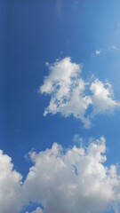 blue sky with clouds