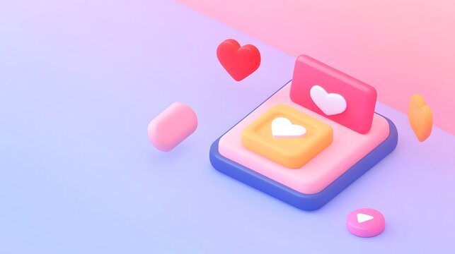 Mobile Video Content and Social Media Monetization in Vibrant 3D