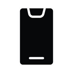 black cellphone icon