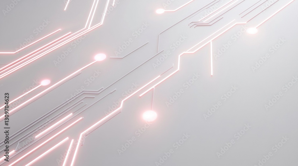 Poster background with glowing neon circuit lines running diagonally, leaving plenty of room for custom moc