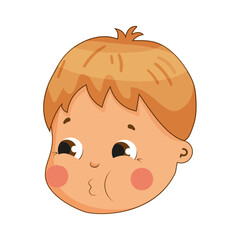 Boy Avatar Cheeky Expression