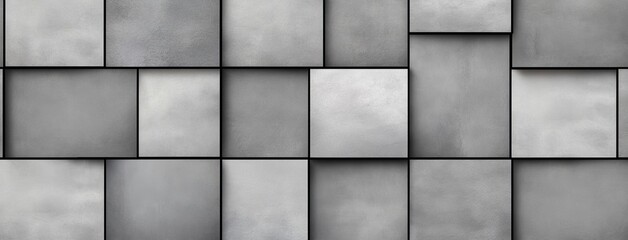 Textured metal wall with large tiles and industrial patterns, featuring fasteners for a striking monochrome effect