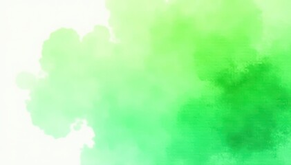 Obraz premium Vibrant light green watercolor splatter, ideal for energetic web banners , seamless, summer, spring