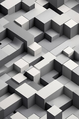 Obraz premium Randomized Square Pattern | Mosaic Tile Canvas in the Bathroom | Black White gray | Flor Wall Club Gilaf design | Abstract Image Background