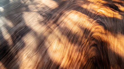 a natural oak wood countertop with a rich grain, symbolizing reliability and warmth in a medical setting 