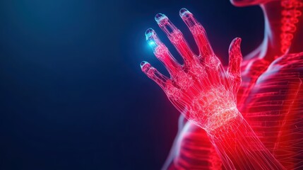 Obraz premium Futuristic 3D Printed Skin Graft Technology for Advanced Healing and Medical Applications