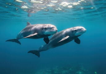 Obraz premium Vaquita Porpoise – The World's Rarest Marine Mammal