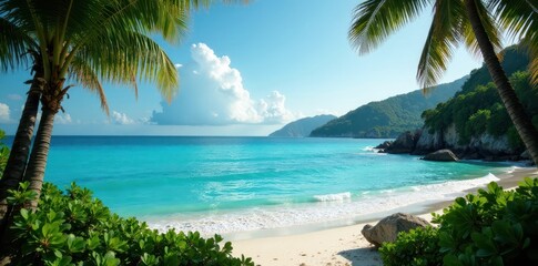 Stunning Phuket ocean view, classic frame Black backdrop , sky, black