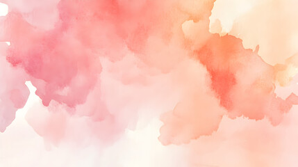 and peach watercolor blend with smooth transitions, symbolizing care and compassion in healthcare 