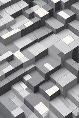 Randomized Square Pattern | Mosaic Tile Canvas in the Bathroom | Black White gray | Flor Wall Club Gilaf design | Abstract Image Background