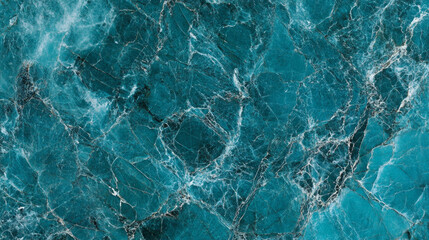 Obraz premium This abstract blue-green marble texture has smooth natural patterns and designs that give it a luxurious and modern look. Ai generative