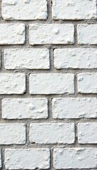 Rough whitewashed cinder block fence, seamless repeat , texture, facade, fence