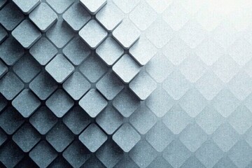 Fototapeta premium Abstract gray geometric diamond pattern on white , grid, surface