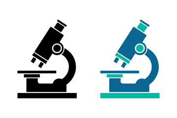 microscope icon vector illustration