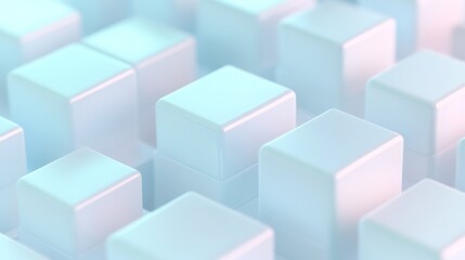 Fototapeta premium white cubes background