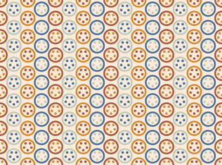 Pattern background for design. Colorful shapes seamless pattern.