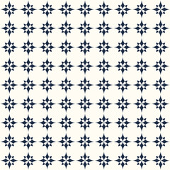 Blue and white tile azulejo classic checkered pattern design texture, background for ceramic, cloth textile fabric design