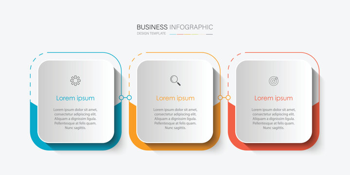 infographic vector illustration with 3, 8, 5, 6 steps, infographic template design. Can be used for process diagrams, presentations, workflows.