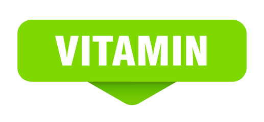 vitamin sticker. vitamin sign on transparent background