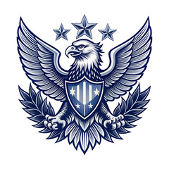 shield with wings