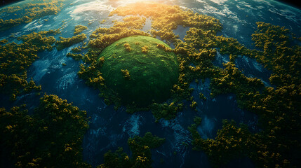 Earth's Lush Isle