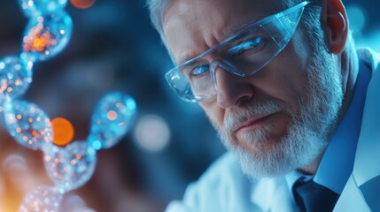 Scientific research on genetic structures a modern laboratory focus