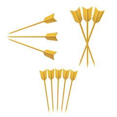 2d render arrow set illustration.