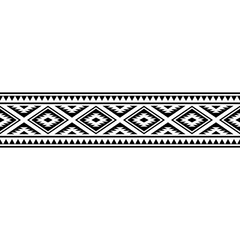 Stipe seamless geometric tribal pattern featuring repeating square shapes. Black and white ethnic design, ideal for wallpapers, fabrics, and modern digital art.	