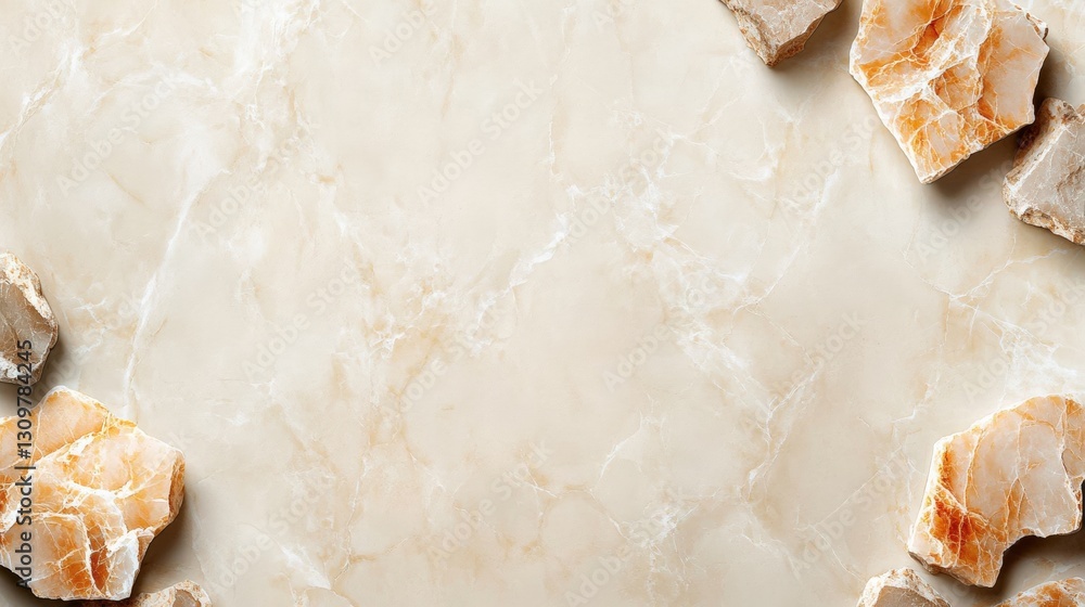 Poster elegant marble background with beautiful veins and patterns creating a luxurious and timeless aesthe