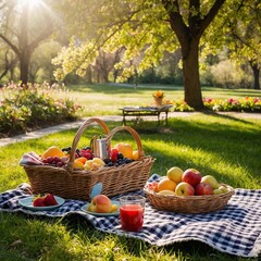 "A field of wildflowers stretching out under a golden sunset, with butterflies fluttering around."