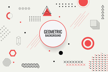 Memphis design background abstract memphis background geometric elements in memphis background