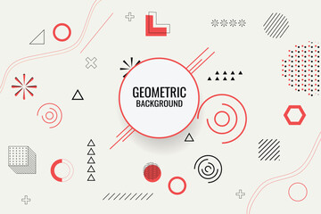 Memphis design background abstract memphis background geometric elements in memphis background