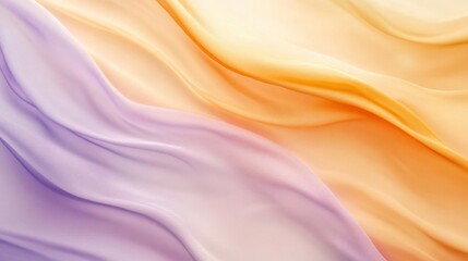 Obraz premium Abstract pastel fabrics flowing with elegant smoothness and delicate gradients