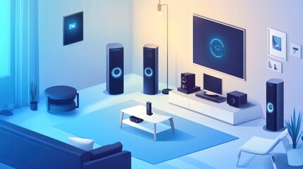 Smart Home Entertainment Room