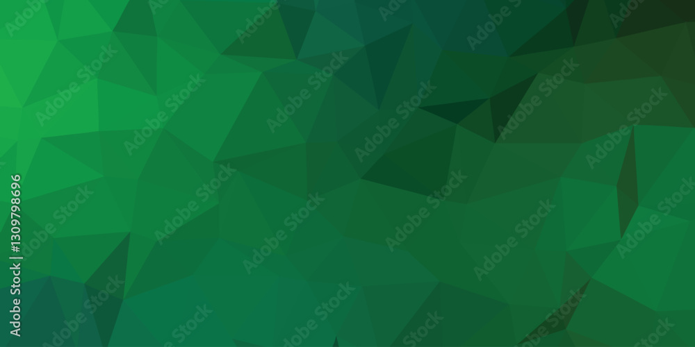 Poster low polygonal background gradient color