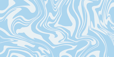 Abstract background seamless pattern with colorful waves. Trendy vector illustration in retro psychedelic style